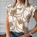 Elegant Lips Print blouse